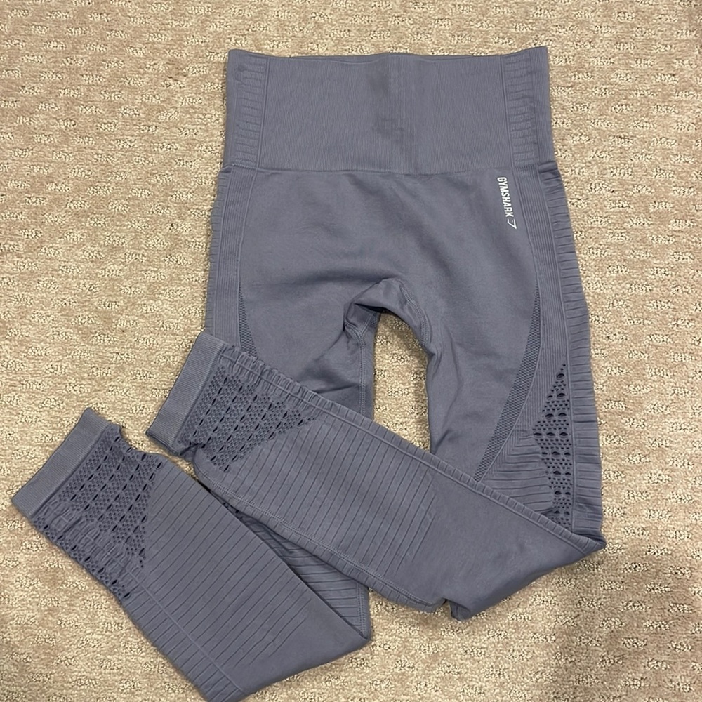 Gymshark Energy Leggings Steel Blue Size Small